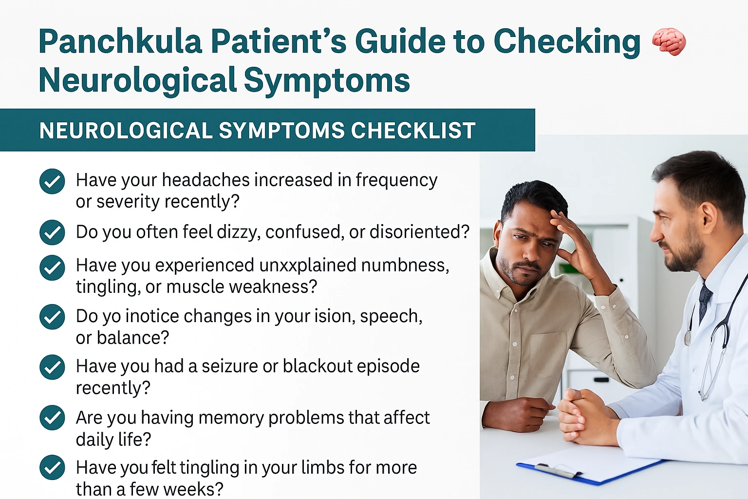 Checklist for patients in panchkula