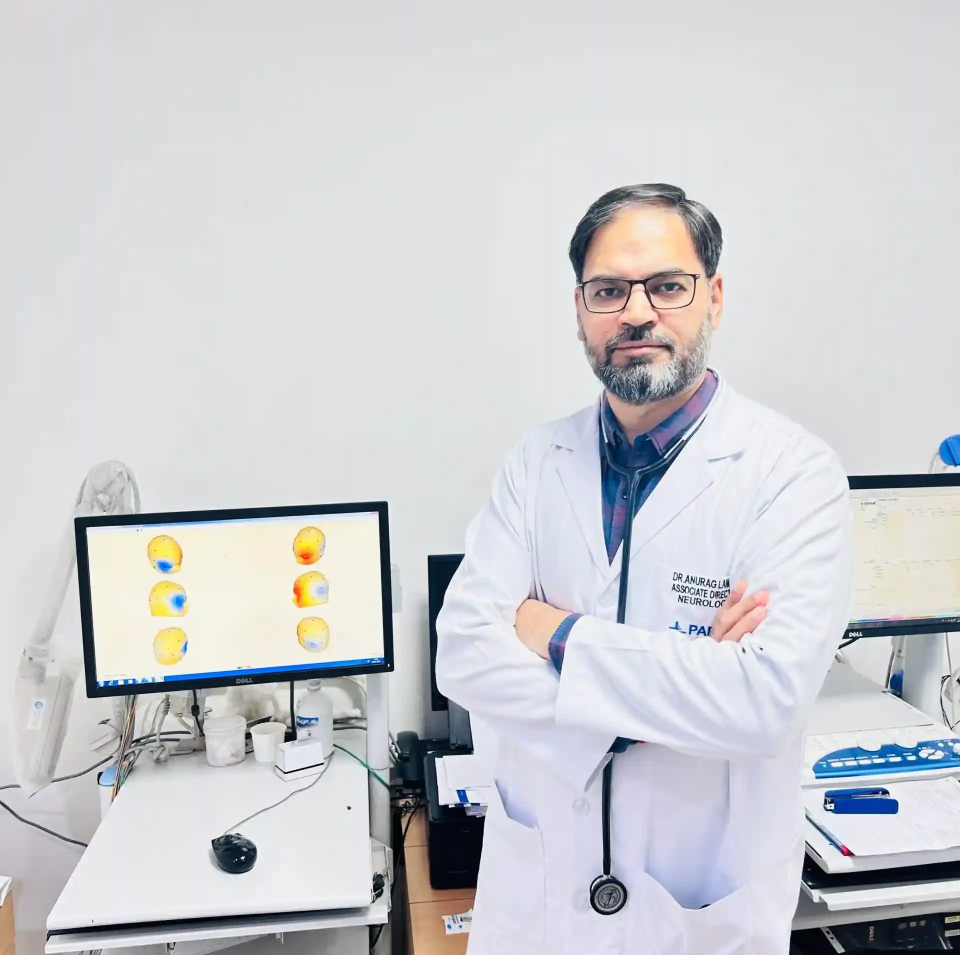 About us 25 Dr anurag lamba with modern equipments