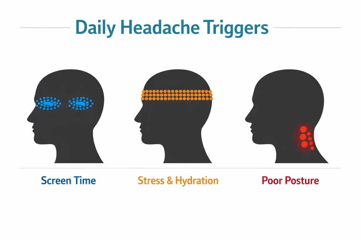 Why Do I Get Headaches Every Day – Visual Explanation of Brain Pain