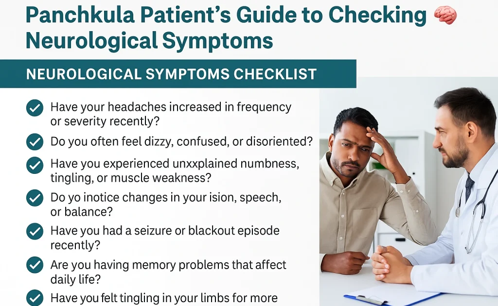 Checklist for patients in panchkula