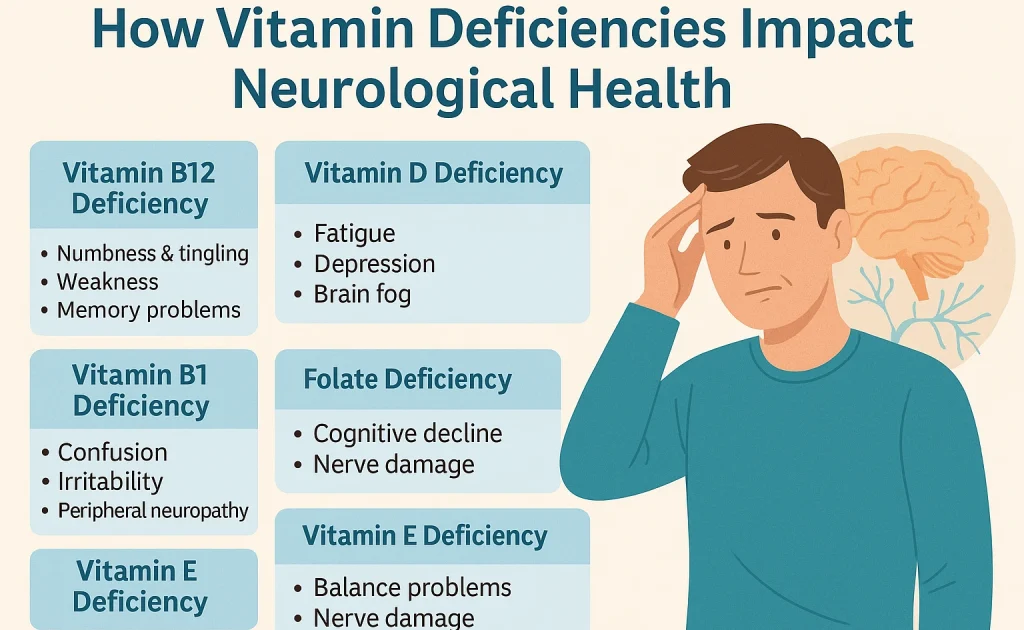 Vitamin deficiencies impact neurological health
